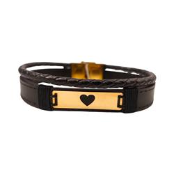 Gold-leather-bracelet