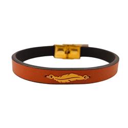 Gold-leather-bracelet