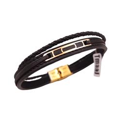 Gold-leather-bracelet