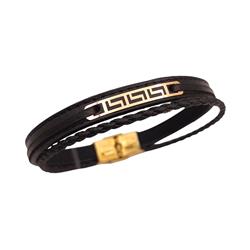 Gold-leather-bracelet