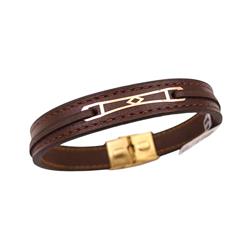 Gold-leather-bracelet