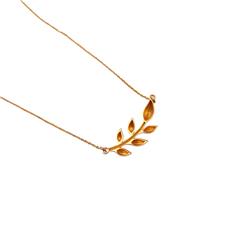 Olive-leaf-necklace