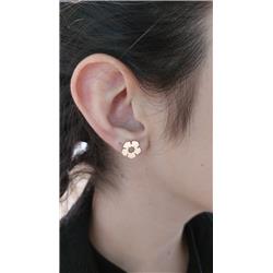 Patterned-stud-earrings