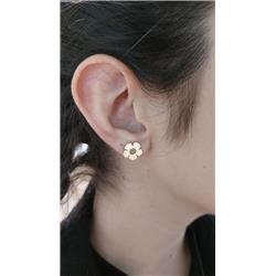 Patterned-stud-earrings