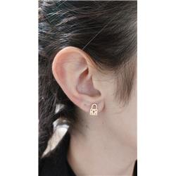 Gold-stud-earrings-with-lock-design