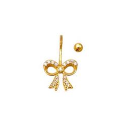 Gold-navel-piercing