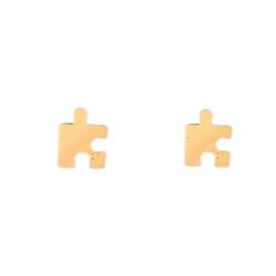 Gold-Puzzle-Stud-Earrings