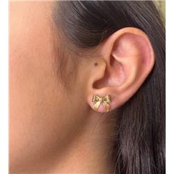 Bowknot-stud-earrings