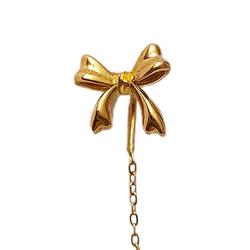 Wavy-bow-earrings