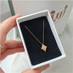 Gold-clay-necklace