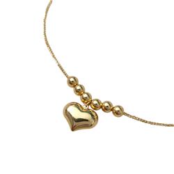 Gold-ball-and-heart-bracelet