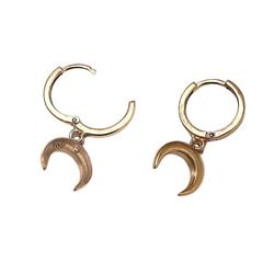 Gold-moon-earrings