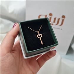 Gold-key-pendant