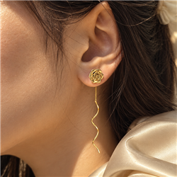 Rose-earrings