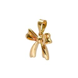 Gold-bow-pendant