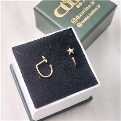Gold-cane-earrings