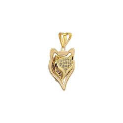 Gold-fox-pendant