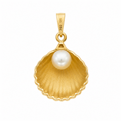 Gold-seashell-pendant