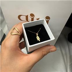 Olive-leaf-gold-pendant