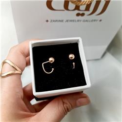 Gold-ball-earrings