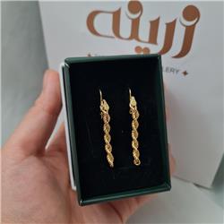 Gold-rope-earrings