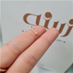 Gold-nose-piercing