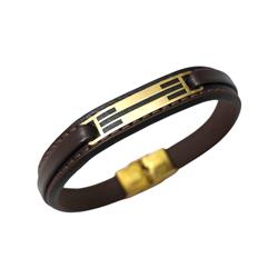 Gold-leather-bracelet