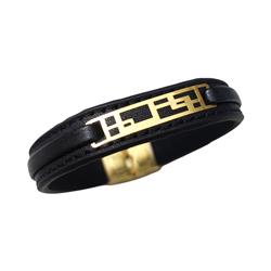 Gold-leather-bracelet