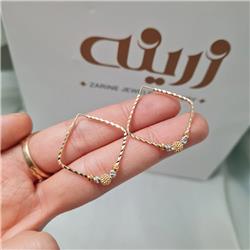 Geometric-gold-earrings