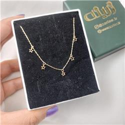 Gold-star-necklace