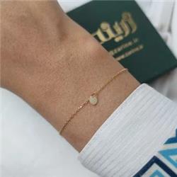 Single-spangle-gold-bracelet
