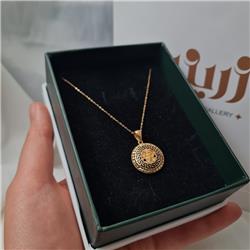 Versace-gold-pendant