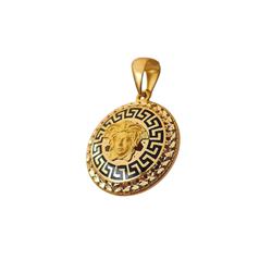 Versace-gold-pendant