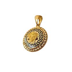Versace-gold-pendant