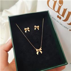 Gold-bow-tie-set