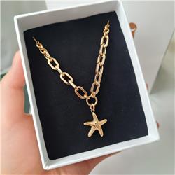 Hermes-gold-and-starfish-necklace