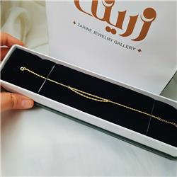 Double-row-gold-rope-bracelet