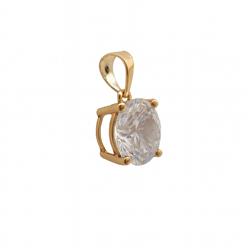 Gold-pendant-with-single-jewel-design