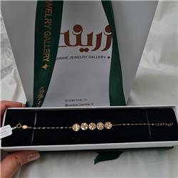 Hammered-gold-bracelet