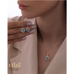 Apatite-gold-earrings
