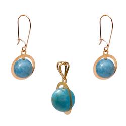 Apatite-gold-set
