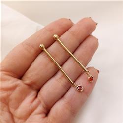 Ball-and-bar-earrings