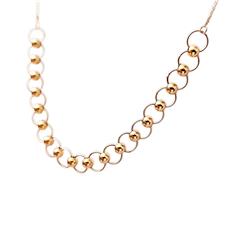 Ball-and-ring-necklace