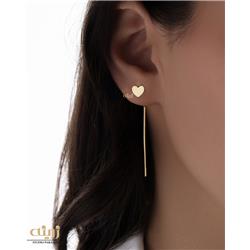 Heart-pendant-earrings