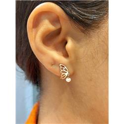 Butterfly-stud-earrings