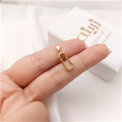 Curved-Hermes-Gold-Pendant