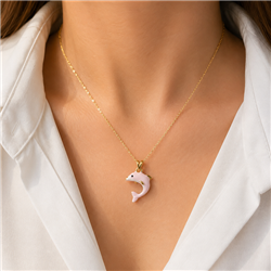 Dolphin-gold-pendant-pink
