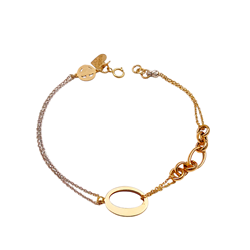 Double-row-chain-bracelet