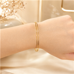 Double-row-mirrored-bangle