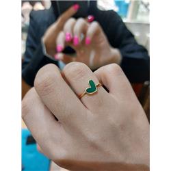 Enamel-heart-ring
